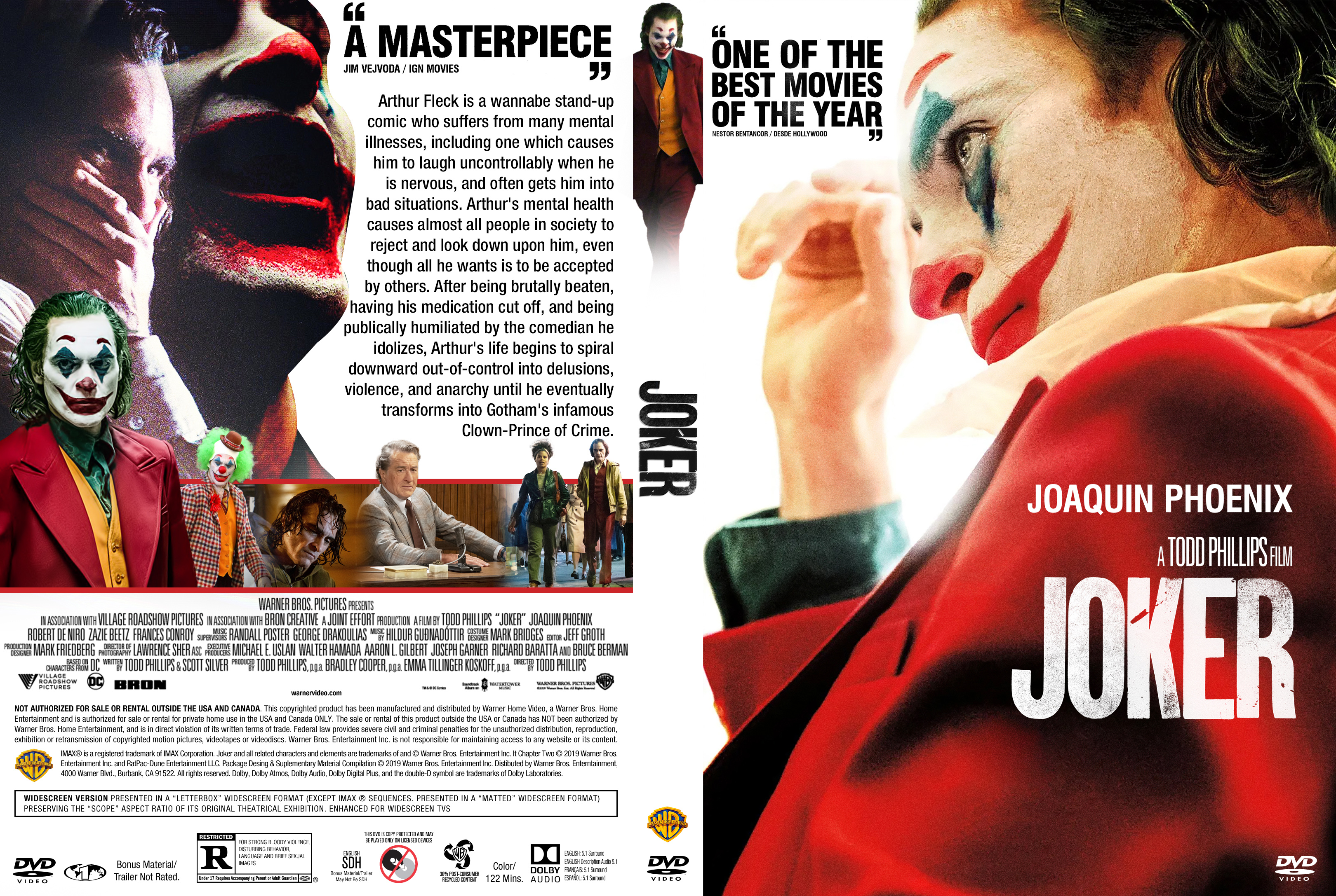 Joker 2019 Front DVD Covers Cover Century Over 1.000.000